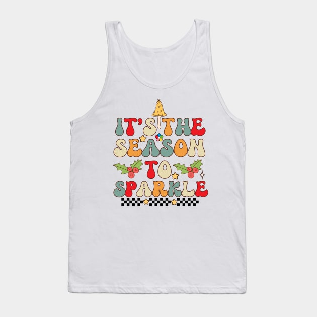 tis the season to sparkle Tank Top by MZeeDesigns